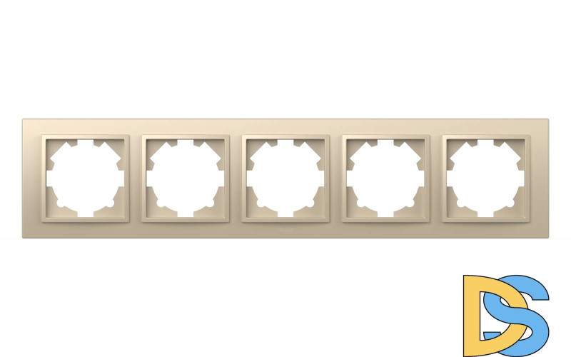 Рамка пятиместная ELBI Zena 500-012500-250