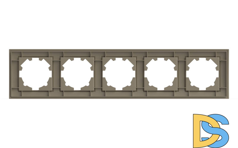 Рамка пятиместная ELBI Zena 500-012500-250