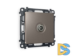 Комплект механизма TV розетки проходной 5-1000 MHz 4dB Ambrella Volt Alfa MA643030