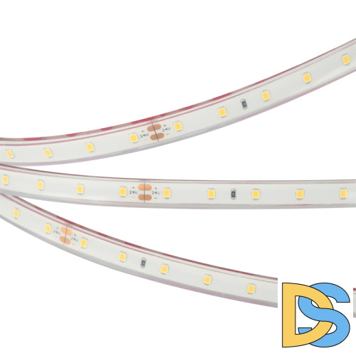 Светодиодная лента герметичная Arlight RTW-PFS-A60-11mm 24V Warm3000 (4.8 W/m, IP68, 2835, 5m) 034159