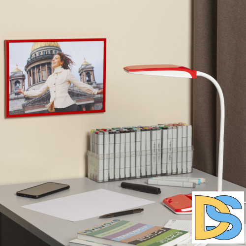 Настольная лампа Эра NLED-447-9W-R Б0017434