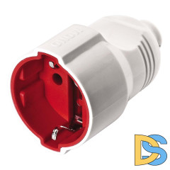 Разьем с заземлением Mono Electric белый 170-010002-804