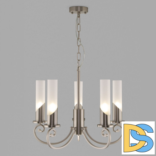 Подвесная люстра Eurosvet 60117/5 никель