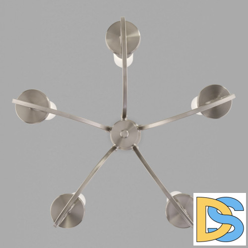 Подвесная люстра Eurosvet 60117/5 никель