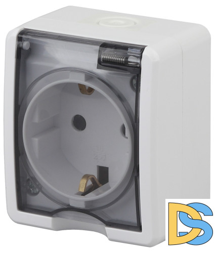 Розетка 2P+E со шторками и 2xUSB Эра 11-2402-01 Б0020714