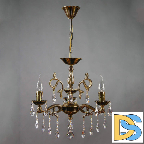 Подвесная люстра Ambiente Leon 2128/3 PB Tear Drop