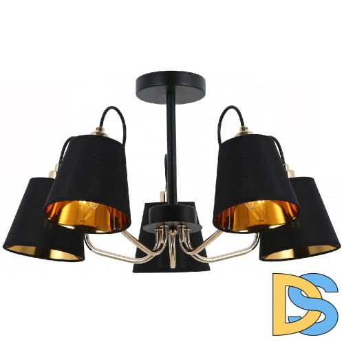 Люстра на штанге Illumico IL6120-5COU-79 BK GD