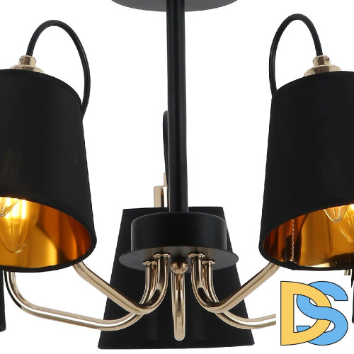 Люстра на штанге Illumico IL6120-5COU-79 BK GD