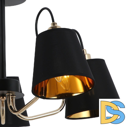 Люстра на штанге Illumico IL6120-5COU-79 BK GD