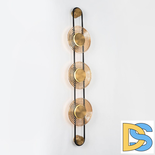 Настенный светильник Modestyle MS.1508.03 BK-BS