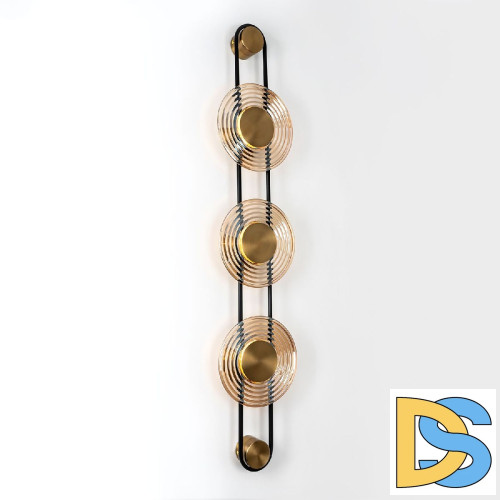 Настенный светильник Modestyle MS.1508.03 BK-BS