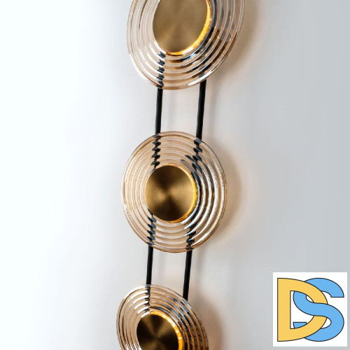 Настенный светильник Modestyle MS.1508.03 BK-BS