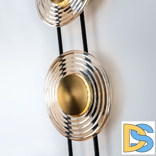 Настенный светильник Modestyle MS.1508.03 BK-BS