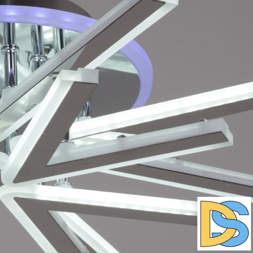 Потолочная люстра Reluce 09824-3.3-4+4C CR (RGB)