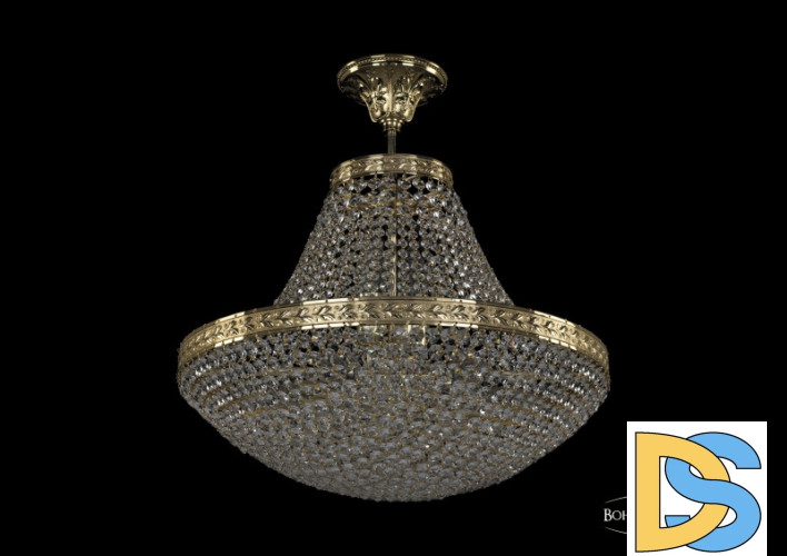 Люстра на штанге Bohemia Ivele Crystal 19321/H1/45IV G