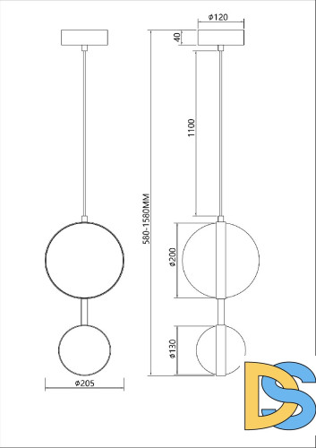 Подвесной светильник Favourite Asterismo 4448-2P