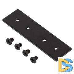 Коннектор ЭРА TRM-S20-C прямой для накладного магнитного шинопровода NOVA TRM-S20 черный Б0054786