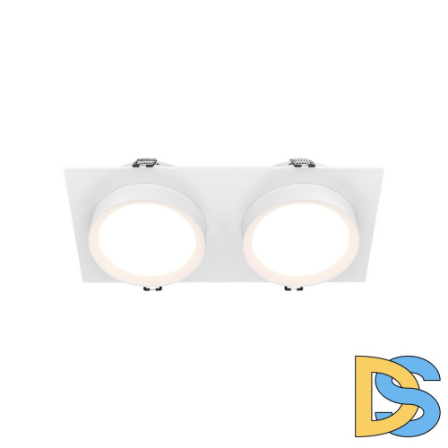 Встраиваемый светильник Maytoni Hoop DL086-02-GX53-SQ-W