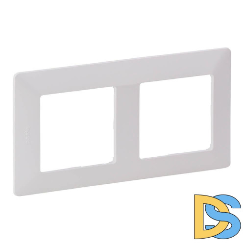 Рамка 2-постовая Legrand Valena Life Белая 754002