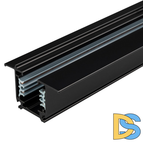 Шинопровод встраиваемый Arlight LGD-4TR-TRACK-F-2000-BK-M 027865(1)