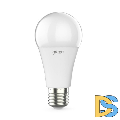 Лампа светодиодная диммируемая Gauss E27 12W 3000K груша матовая 102502112-S
