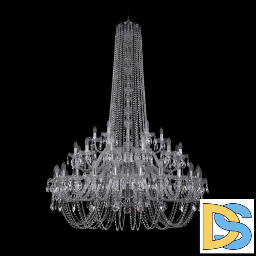 Подвесная люстра Bohemia Ivele Crystal 1402/24+12+6/460/h-176/2d Ni