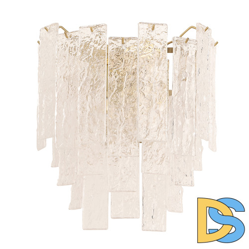 Настенный светильник Crystal Lux RICARDO AP3 BRASS