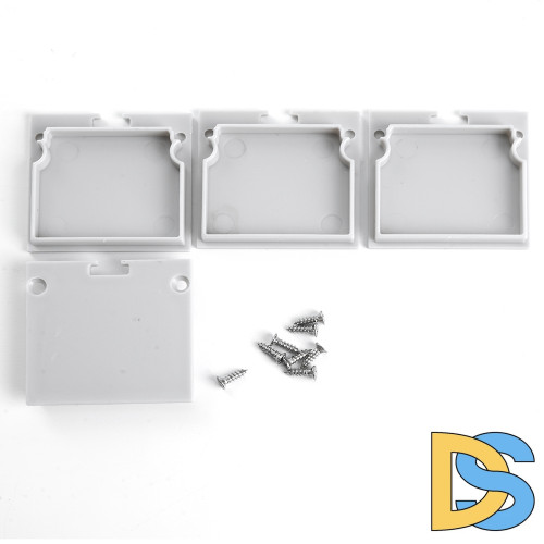 Заглушка без отверстия для профиля CAB268 (комплект 4шт) Feron LD367 48242