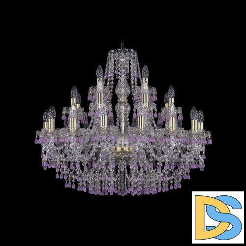 Подвесная люстра Bohemia Ivele Crystal 1410/16+8+4/300 G V7010