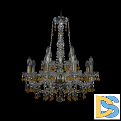Подвесная люстра Bohemia Ivele Crystal 1410/8+4/195/h-63 Pa V1003