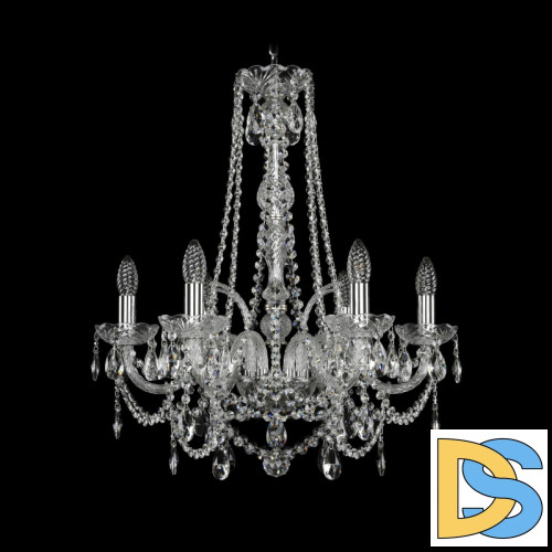 Подвесная люстра Bohemia Ivele Crystal 1411/6/195/h-62 Ni