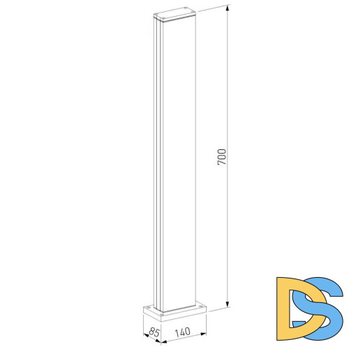 Ландшафтный светильник Elektrostandard Flat 4690389172441