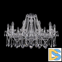 Подвесная люстра Bohemia Ivele Crystal 1413/12/300 Ni
