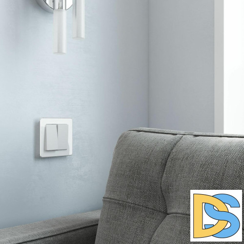 Выключатель двухклавишный Werkel 4690389184611 W1120061