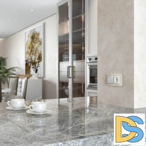 Выключатель двухклавишный Werkel 4690389184611 W1120061