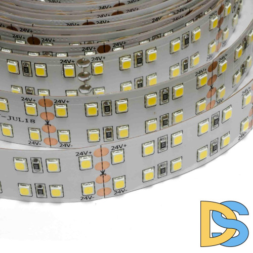 Светодиодная лента Apeyron 24В ПРО 38Вт/м smd2835 240д/м IP20 3800Лм/м 5м 3000К 00-304