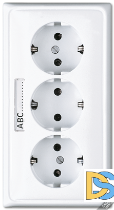 Розетка с заземлением Jung CD523NA