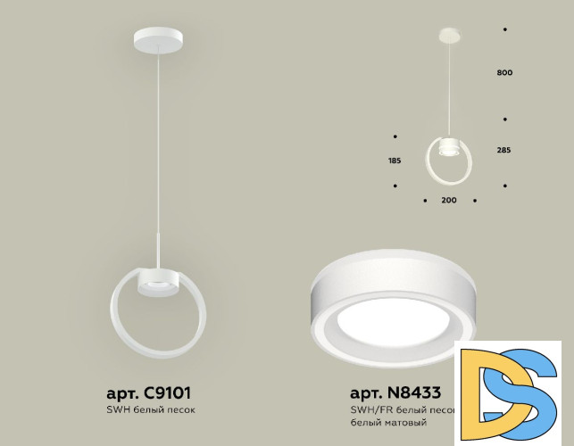 Подвесной светильник Ambrella Light Traditional (C9101, N8433) XB9101151