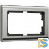 Рамка для двойной розетки (глянцевый никель) W0081602