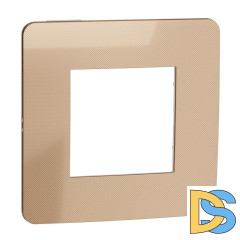 Рамка 1-постовая Schneider Electric Unica New NU280257