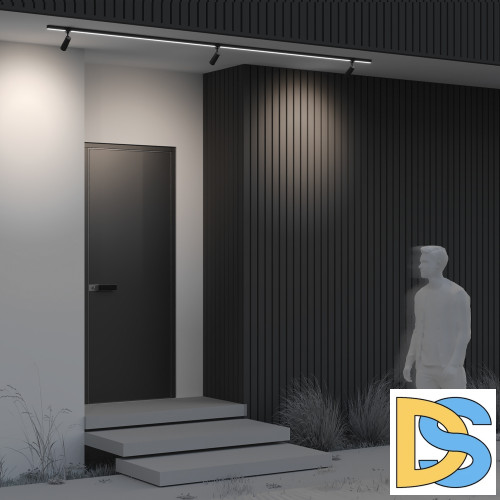 Уличный трековый светильник Maytoni Focus O-TR01-1-S-8WB3K