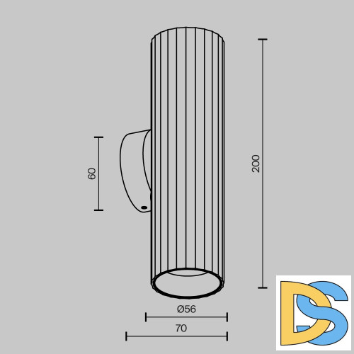 Настенный светильник Maytoni Calipso C106WL-02-GU10-W
