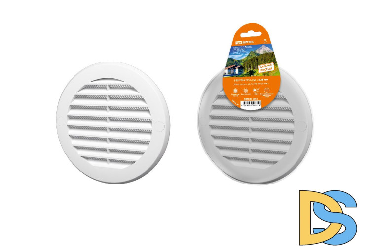 Решетка круглая с москитной сеткой TDM Electric SQ1807-0093