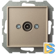 Розетка TV оконечная Epsilon шампань