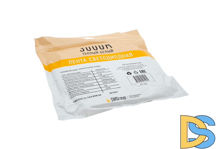 Светодиодная лента SWG SWG560-12-14.4-WW-68-M 009269