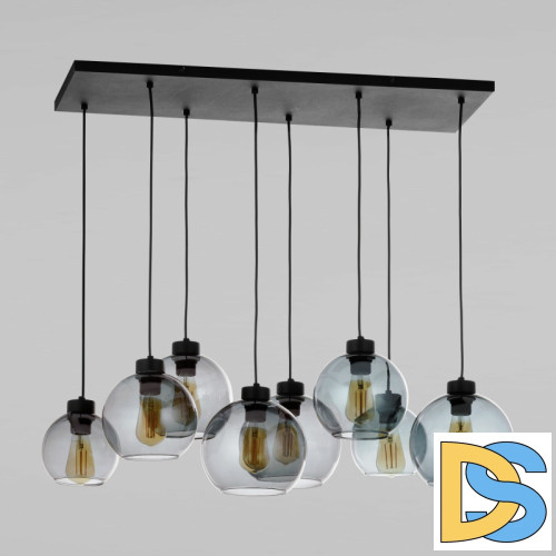 Подвесная люстра TK Lighting 4113 Cubus Graphite