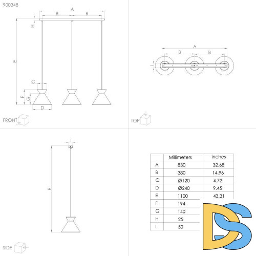 Подвесной светильник Eglo Nastasia 900348