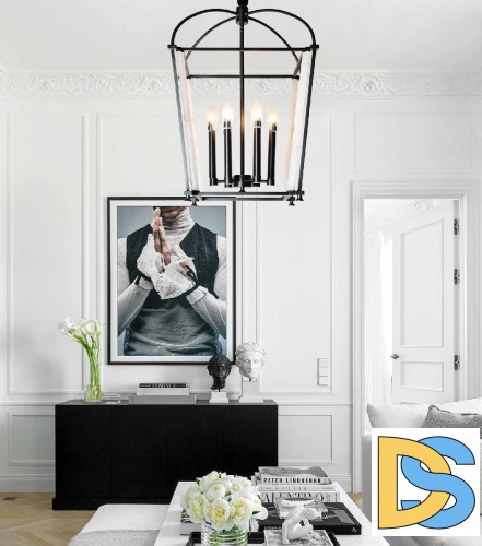 Подвесная люстра DeLight Collection BRCH9123BK