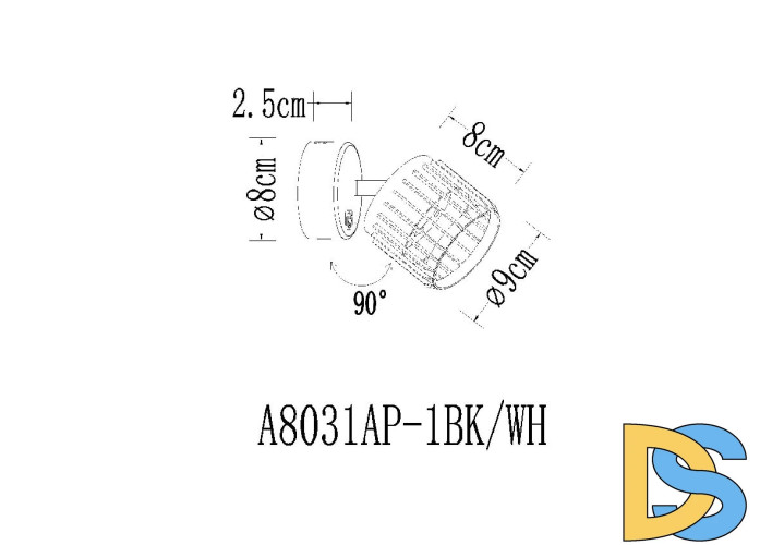 Спот Arte Lamp Atria A8031AP-1WH