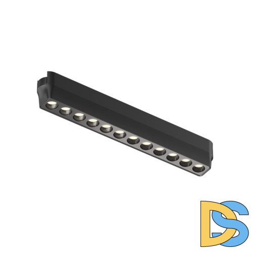 Трековый магнитный однофазный светильник Denkirs Air grill DK5365-BK